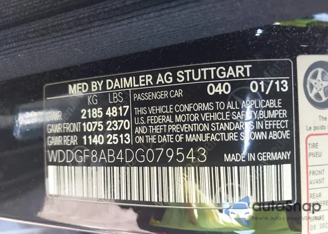 2013 Mercedes-Benz C 300 Luxury 4Matic/Sport 4Matic from USA, damaged, VIN WDDGF8AB4DG079543